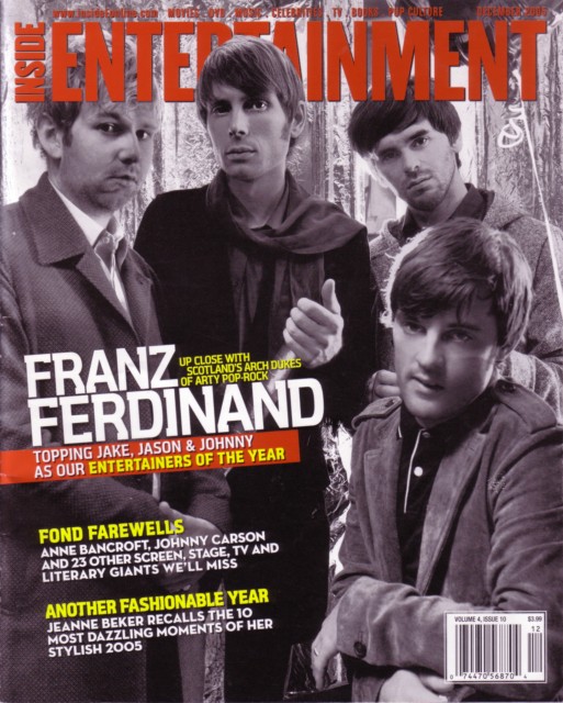 Cover Story: Franz Ferdinand - reigning rock star geeks