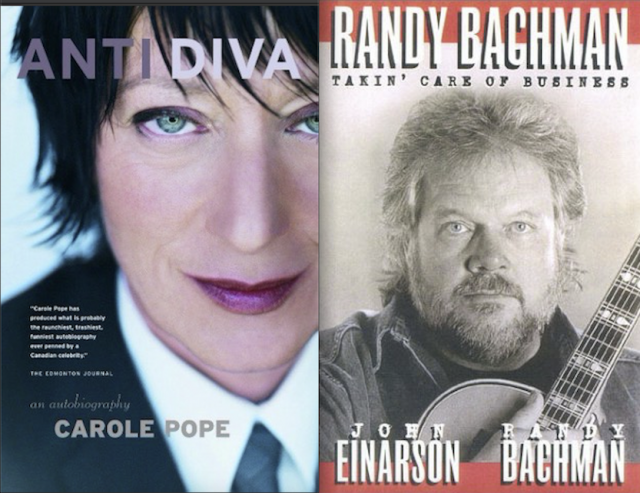 Book Reviews: Carole Pope and Randy Bachman