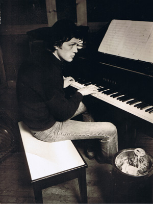 Richard Bell at piano 1970s