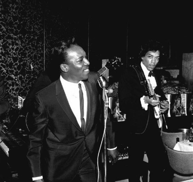 Wilson Pickett and Jimi Hendrix, New York