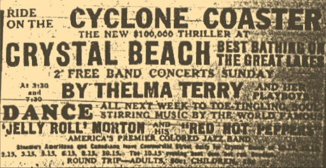 Jelly Roll Morton in Crystal Beach