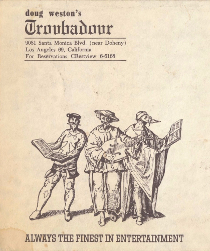 troubadour flyer